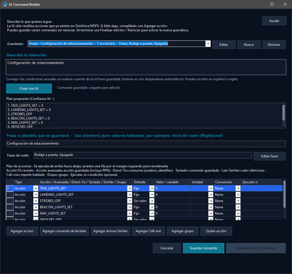 AI Command Builder