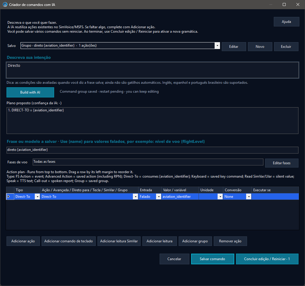AI Command Builder